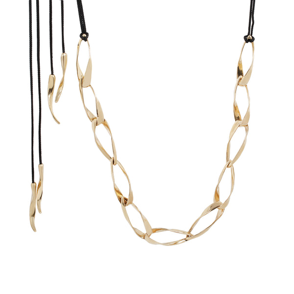 Unfurl Surge Handmade Sculptural Link Necklace